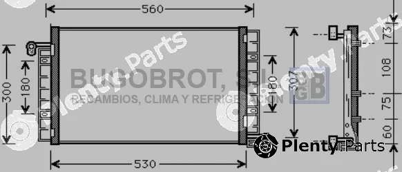 Bugobrot 62-FT5222 — Condenser, air conditioning