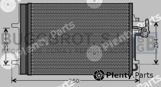 Bugobrot 62-FD5427 — Condenser, air conditioning