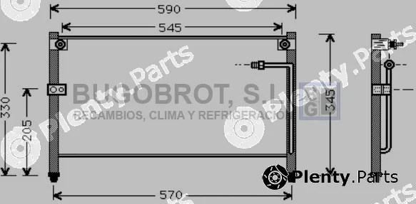Bugobrot 62-MZ5112 — Condenser, air conditioning
