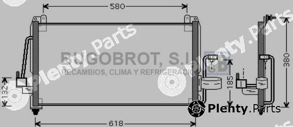 Bugobrot 62-DW5040 — Condenser, air conditioning