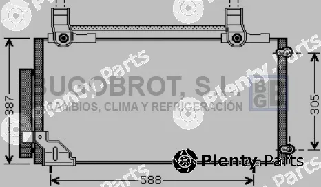 Bugobrot 62-HD5186 — Condenser, air conditioning