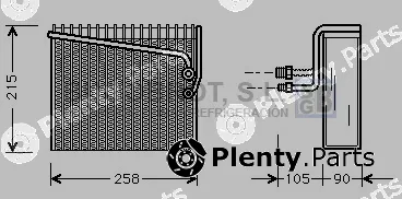 Bugobrot 70-FTV072 — Evaporator, air conditioning