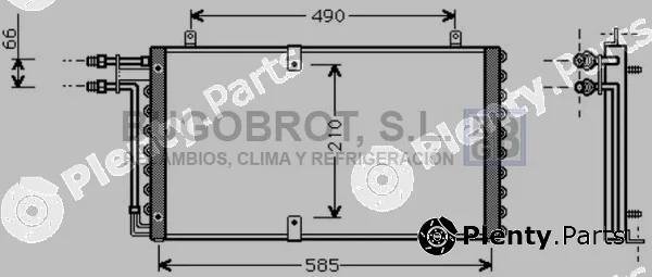 Bugobrot 62-OL5211 — Condenser, air conditioning