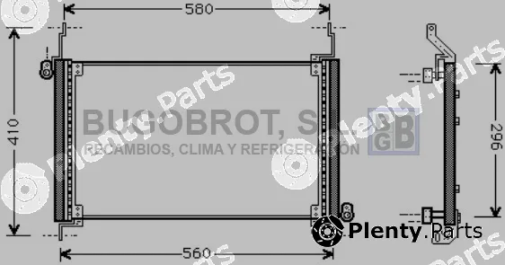Bugobrot 62-FT5127 — Condenser, air conditioning