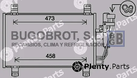 Bugobrot 62-MZ5283 — Condenser, air conditioning