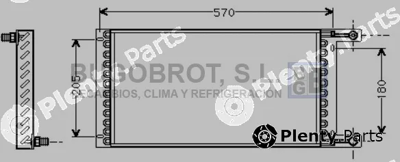 Bugobrot 62-LC5060 — Condenser, air conditioning