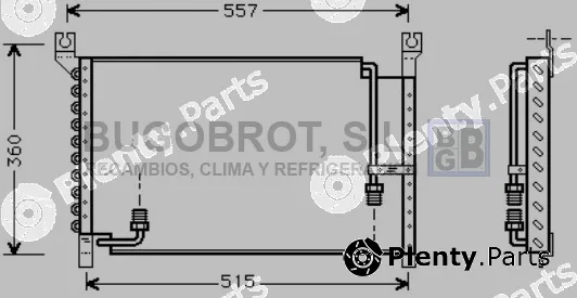 Bugobrot 62-DN5167 — Condenser, air conditioning