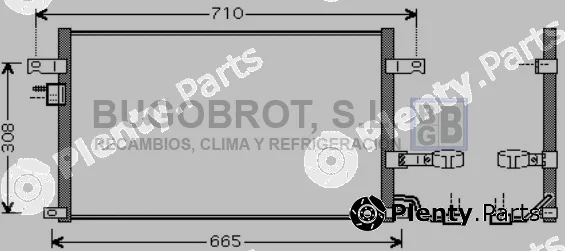 Bugobrot 62-DW5056 — Condenser, air conditioning