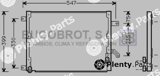 Bugobrot 62-LC5068 — Condenser, air conditioning