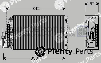 Bugobrot 70-BWV272 — Evaporator, air conditioning