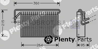 Bugobrot 70-BWV024 — Evaporator, air conditioning