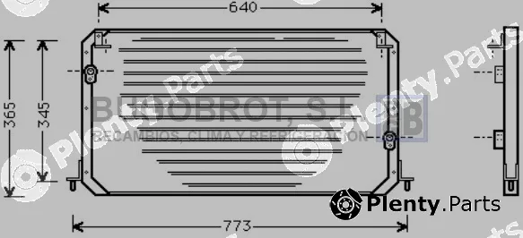 Bugobrot 62-TO5224 — Condenser, air conditioning