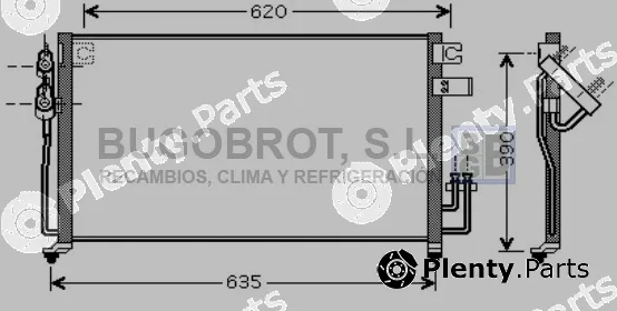Bugobrot 62-KA5061 — Condenser, air conditioning