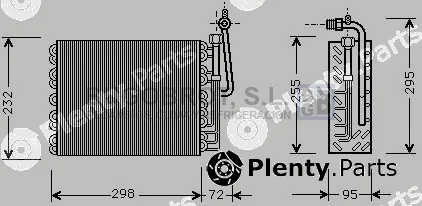 Bugobrot 70-ALV008 — Evaporator, air conditioning