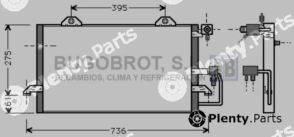Bugobrot 62-AI5121 — Condenser, air conditioning