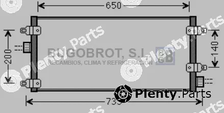 Bugobrot 62-LC5095 — Condenser, air conditioning