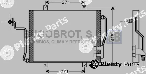 Bugobrot 62-RT5191 — Condenser, air conditioning