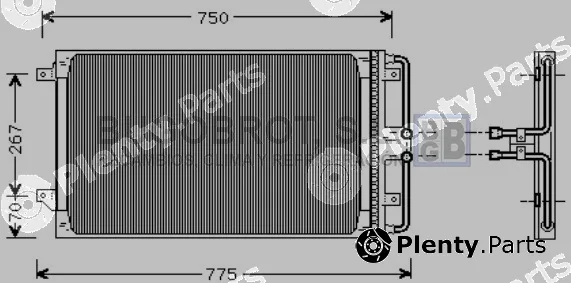 Bugobrot 62-CR5021 — Condenser, air conditioning