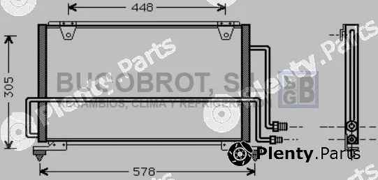 Bugobrot 62-MZ5108 — Condenser, air conditioning
