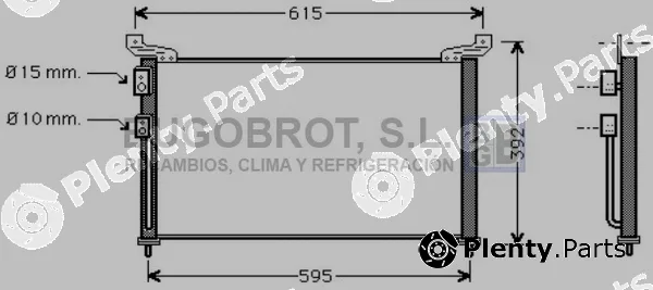 Bugobrot 62-AU5136 — Condenser, air conditioning