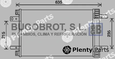 Bugobrot 62-CN5311 — Condenser, air conditioning