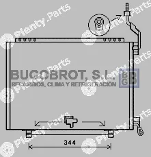 Bugobrot 62-FD5610 — Condenser, air conditioning