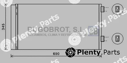 Bugobrot 62-BW5414 — Condenser, air conditioning