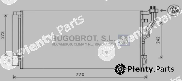 Bugobrot 62-HY5246 — Condenser, air conditioning