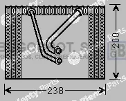 Bugobrot 70-FTV377 — Evaporator, air conditioning