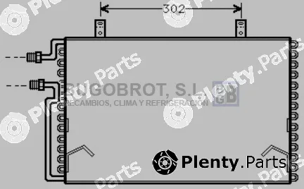 Bugobrot 62-BW5123 — Condenser, air conditioning