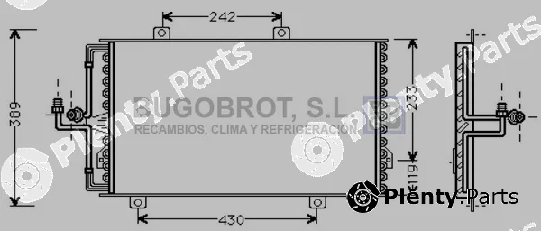 Bugobrot 62-AL5060 — Condenser, air conditioning