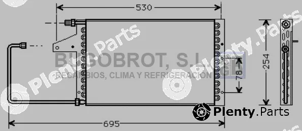 Bugobrot 62-CN5098 — Condenser, air conditioning