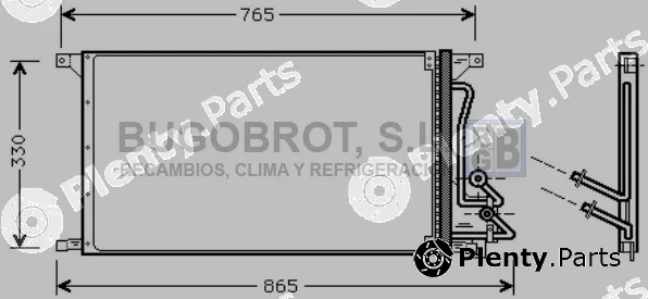 Bugobrot 62-FD5304 — Condenser, air conditioning
