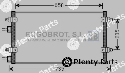 Bugobrot 62-LC5094 — Condenser, air conditioning