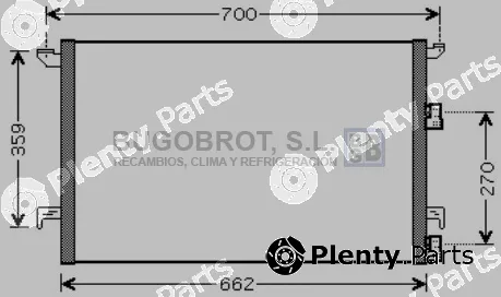 Bugobrot 62-SB5060 — Condenser, air conditioning