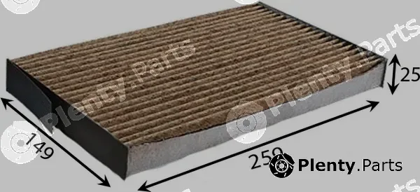 Azumi AC22511C — Filter, cabin air
