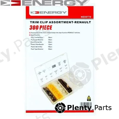 Energy NE00770 — Retaining Clip Set, body