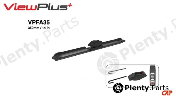 Cap Viewplus VPFA35 — Wiper Blade ViewPlus+ Flat