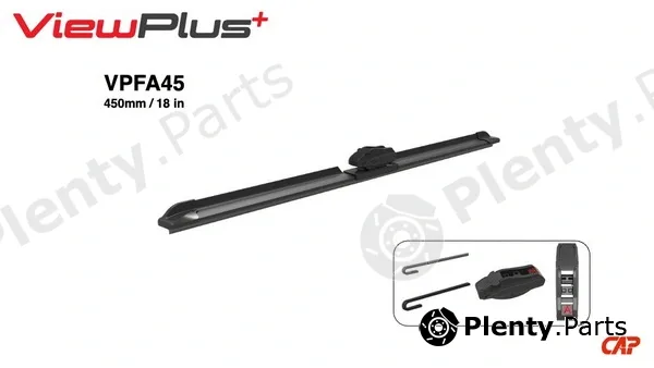 Cap Viewplus VPFA45 — Wiper Blade ViewPlus+ Flat