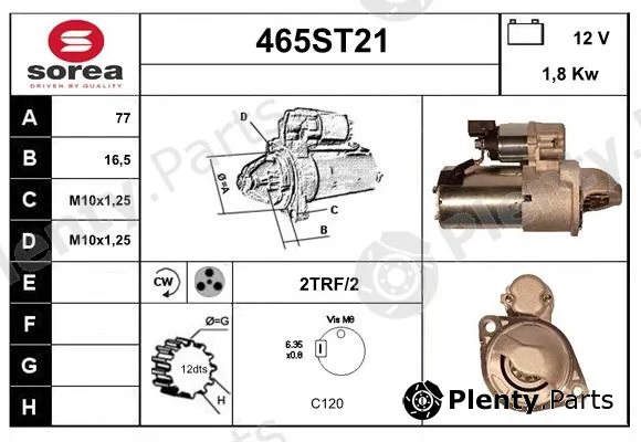 Startcar 465ST21 — Starter
