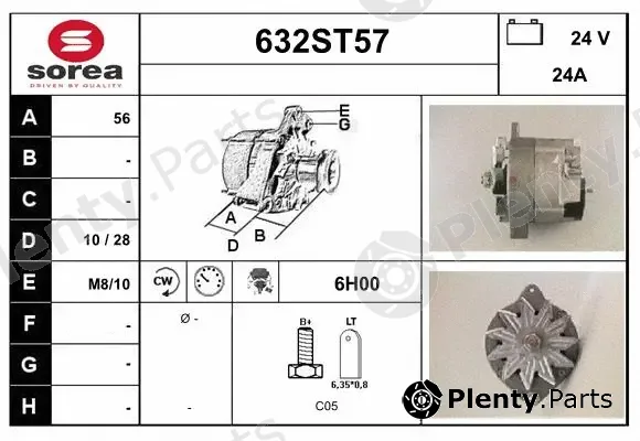 Startcar 632ST57 — Alternator