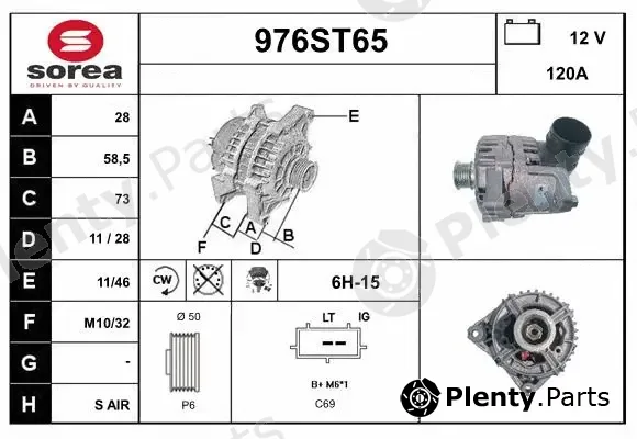 Startcar 976ST65 — Alternator