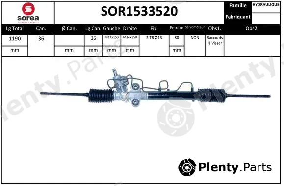 Startcar SOR1533520 — Steering Gear