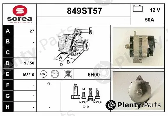 Startcar 849ST57 — Alternator