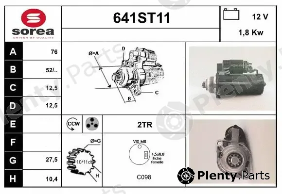 Startcar 641ST11 — Starter