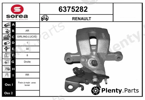 Startcar 6375282 — Brake Caliper