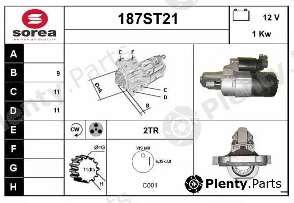 Startcar 187ST21 — Starter