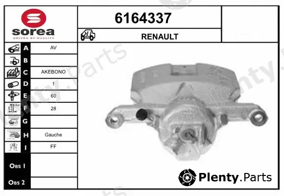 Startcar 6164337 — Brake Caliper