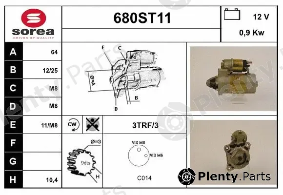 Startcar 680ST11 — Starter