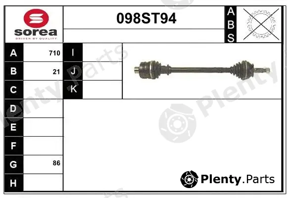 Startcar 098ST94 — Drive Shaft